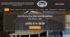 Desktop Screenshot of ironhorseinnbb.com